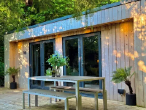 Luxury Holiday Lodge with Private Hot Tub, Fishing & Giant Cinema & Games Room.