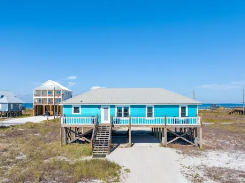 Steps to the beach! Gulf front! Water Views From All Sides!