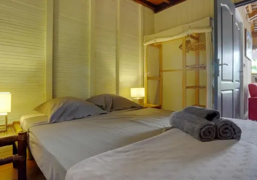 Bungalow la Kabane Créole Plage Anse Gros Sable