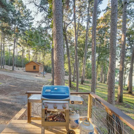 Lakefront Crockett Cabin w/ Boathouse & Kayaks!