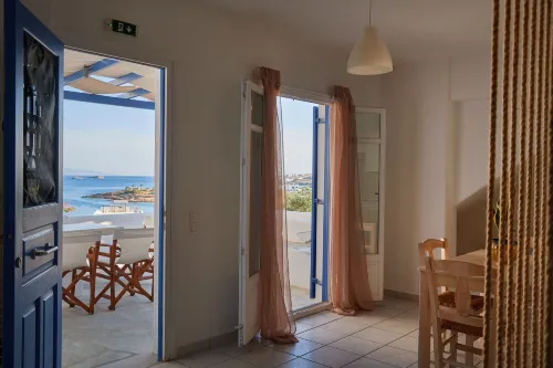 Cleopatra Seaside Homes, Logaras, Paros - con vistas a la montaña