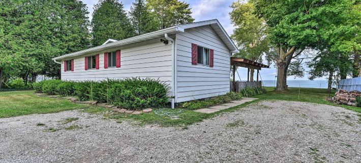 Lakefront Forestville Paradise w/ Private Beach! Hotels in Sanilac County