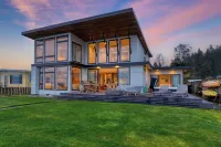 Chic Whidbey Island Waterfront Home w/ Hot Tub, Firepits + Views