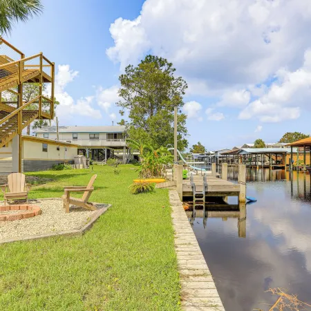 'Sunny Side up' Canal-Front Getaway w/ Dock!