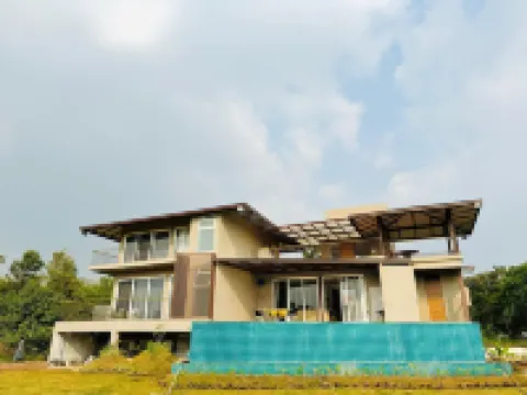 Tikona Villa 4BHK Luxury Villa in Pimplad Nashik with WiFi, AC, Swimming Pool