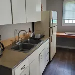 Charming 1-bedroom apt Buffalo WY, on creek, AC,  WiFi, & 1 block from downtown.