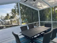 Pine Island canal home with boat access to Gulf.