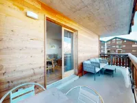 Apartment in Nendaz near Ski Lift & Sauna - balcony