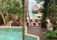 Zelune Luxury Lagoon Resort Bacalar - Beach