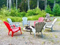 Lakefront Glamping Tent w/ensuite bathroom, King Bed, Fabulous View, near Acadia - Alphydda