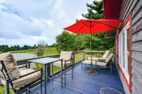 On 62-acre Farm! Waterfront Home w/ Decks & Views - 3-Star