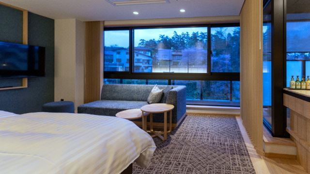 구사쓰 온천 마을 전경