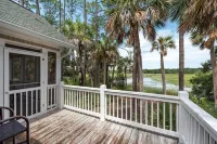 Gorgeous Secluded Island W/Creek & Ocean View w/DOCK & swim!  Pet-friendly/Wi-Fi