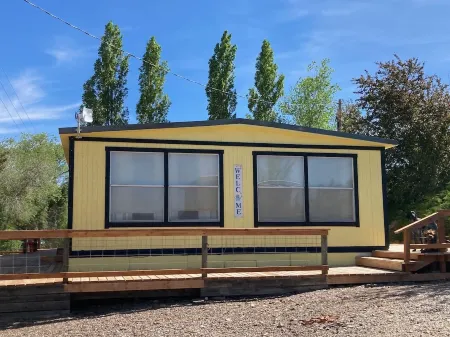 The Kjar House.  A one bedroom family retreat in the Oregon outback.