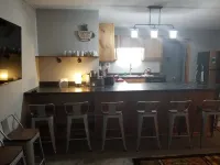 Coalwood Trail-Large Group Unit #1-on snowmobile trail 8 near Pictured Rocks Hotel a Chatham