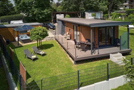 Gemütliches 4 Ferienhaus mit Whirlpool, Fitness, Infrarotsauna, Ebike, Alpakas