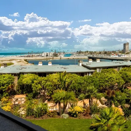 Sunset Harbor and Ocean Views, Modern Coastal Design, Beachfront Resort