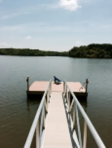 Solar Powered Cottage at Lake, with Dock, on Private 300 Acre Timber Preserve