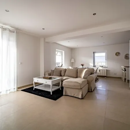 Quiet, ground-floor apartment just outside Quedlinburg, perfect for families