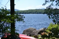 Lake Front Indian Lake Adirondack Camp w/ Boathouse, Sundeck & Boats