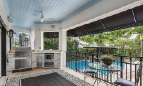 Stunning Florida backyard oasis  w/access to a private residences beach