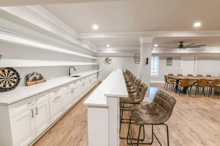 Spacious Lake House with Dock and Swimming Pool