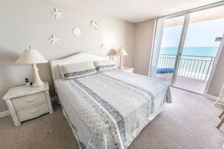 Beachfront Vacation Rental, Beautiful Views from the 5th story balcony.