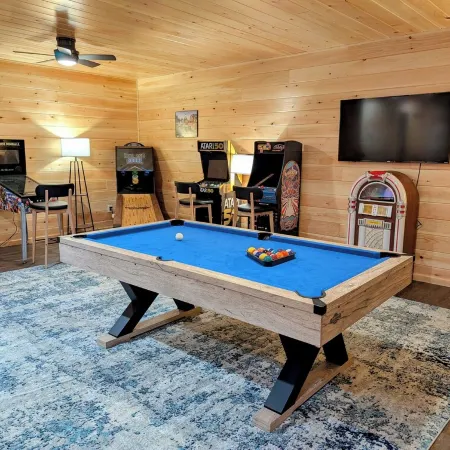 Spacious Mountain Retreat w/ Hot Tub & Game Room