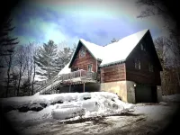 Spacious Adk 5Br Lodge, Sleeps 14, Near Gore, Firepit, Fireplace, Pets