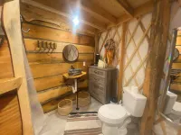 Windsong yurt, in the treetops, hottub on the top deck, pet friendly, stargazing