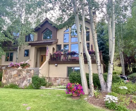 Luxury Home, magnificent Views!Private Jacuzzi, Walk or Free shuttle to ski!