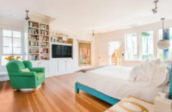 Colorful, artistic and architectural beach house in the heart of Venice Beach.