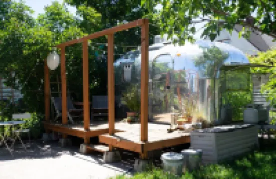 Margaux · 1967 Airstream · Garden Glamping · Pdx