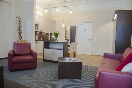 Apartmenthotel Quartier M Отели рядом с достопримечательностью «Зоопарк Лейпцига»