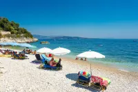 Villa Litsa Large Private Pool Walk to Beach Sea Views A C Wifi