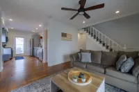 Stylish Kitchen and Cozy Living Space - Inviting Retreat