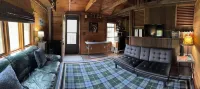 Charming cabin in delightful Duquette with AC near miles of ATV trails.