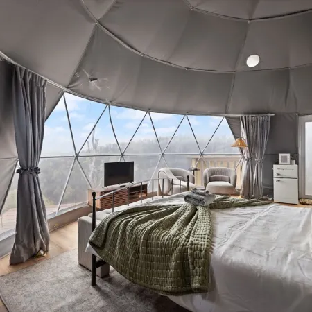 "Cardinal Crest" - Overlook Dome 002 in RRG