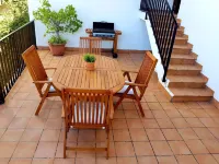 Magnificent property with sea and mountain views, 300 meters from the beach.