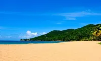 T3 Montana 2, DESHAIES, 350 m Grande Anse, 5/7 people, 2 bedrooms + living room, terrace.