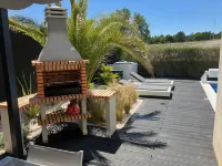 Large villa, private swimming pool, lagoon, beaches and 4 golf courses nearby