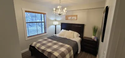 1 bedroom / memory foam sleeper sofa.Sleeps 4. Hot tub,ski locker heated garage Hotels in 