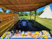 Teepee Camp Lounky Hotels in Libotenice