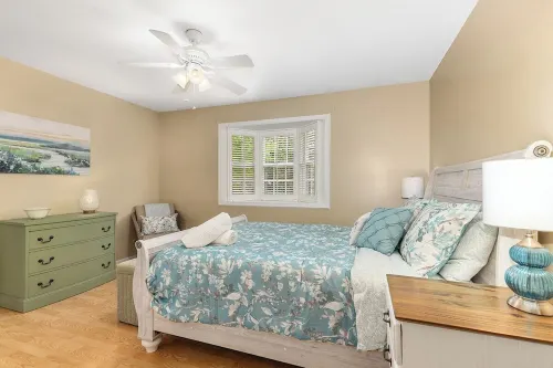 Ideal Lakeshore location in serene wooded landscape with waterfalls.