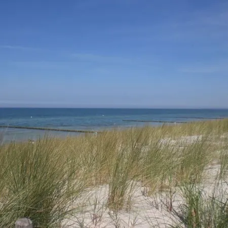 Fantastic FH, terrace, fireplace, close to the Baltic Sea, Bodden view