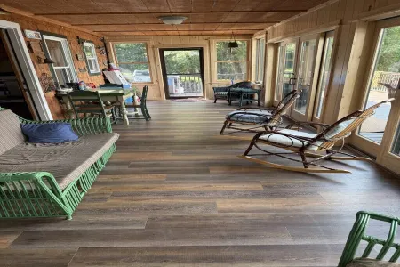 Lake Champlain camp in the Adirondacks