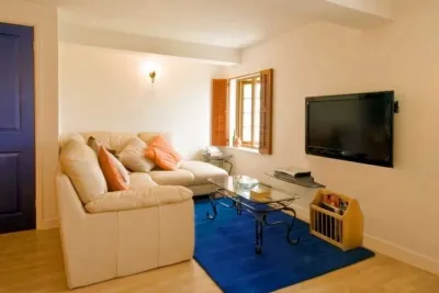 Two bedroom apartment situated in the countryside parish of St Pierre du Bois Hotels in 