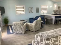 Cozy private green studio cottage on water free floating dock at your doorstep