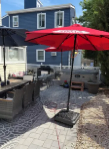 Beach Block 5-Bedroom Retreat with AC in Silver Beach, Lavallette, NJ