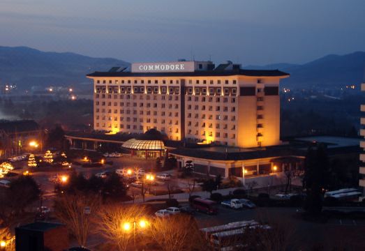 코모도호텔 경주 야경